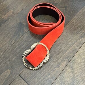 Vibrant corail Artemis Belt from Sezane